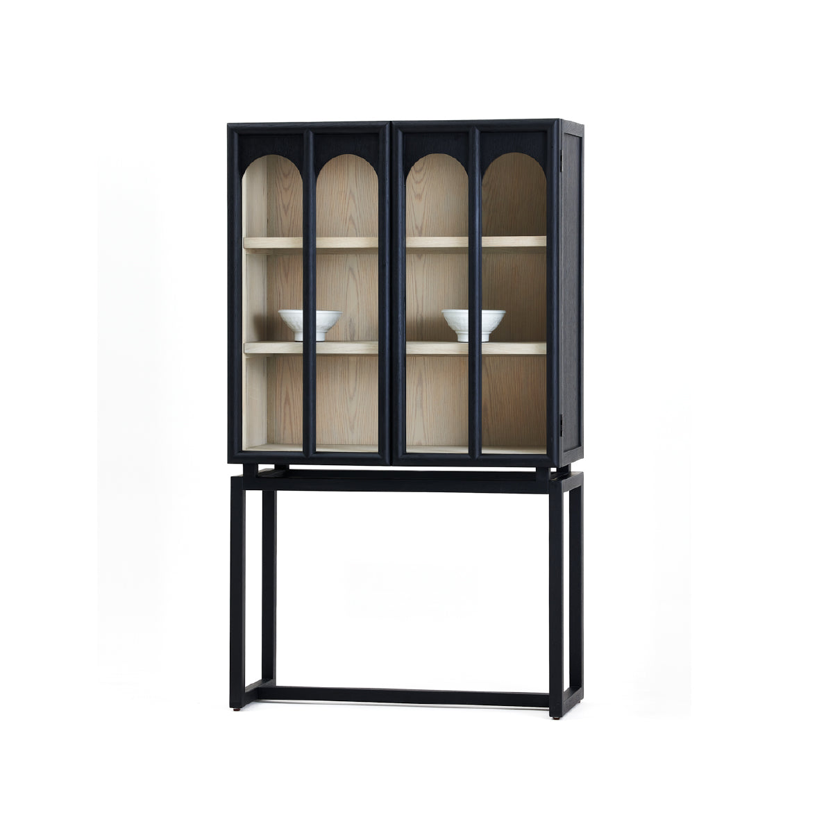 COLAMY ARCANA Modern Arch Accent Cabinet - 1