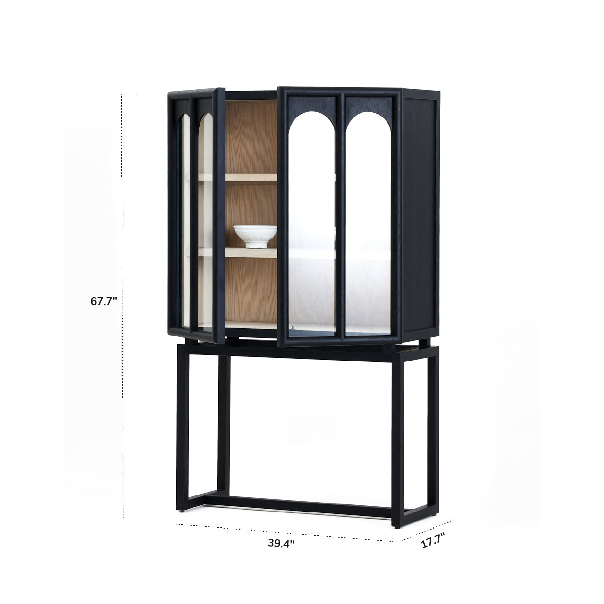 COLAMY ARCANA Modern Arch Accent Cabinet - 6