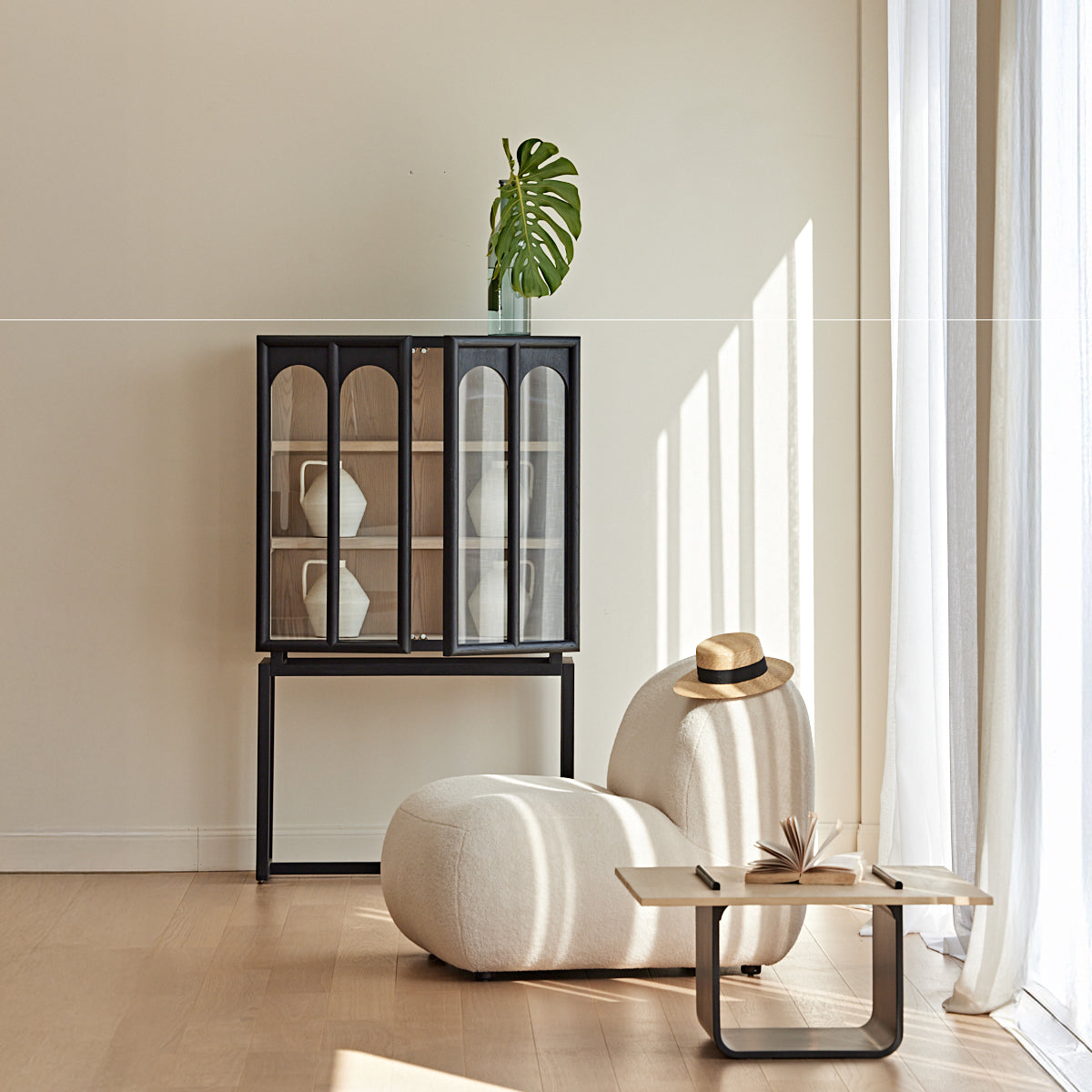 COLAMY ARCANA Modern Arch Accent Cabinet - 3