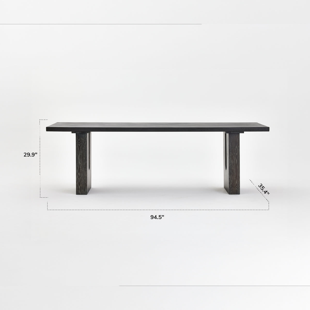 COLAMY ARCUS Modern Sculptural Dining Table - 5