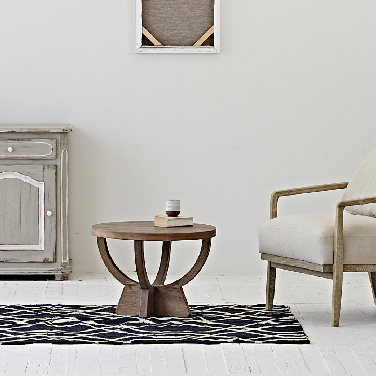 COLAMY ROKU Japandi Minimalist Side Table - 5