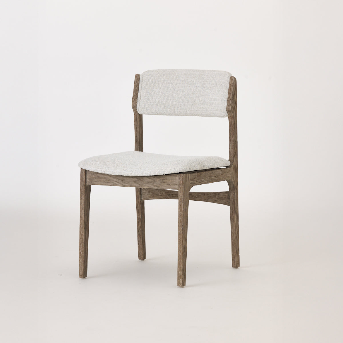 COLAMY Nordoak Modern Minimalist Dining Chair - 1