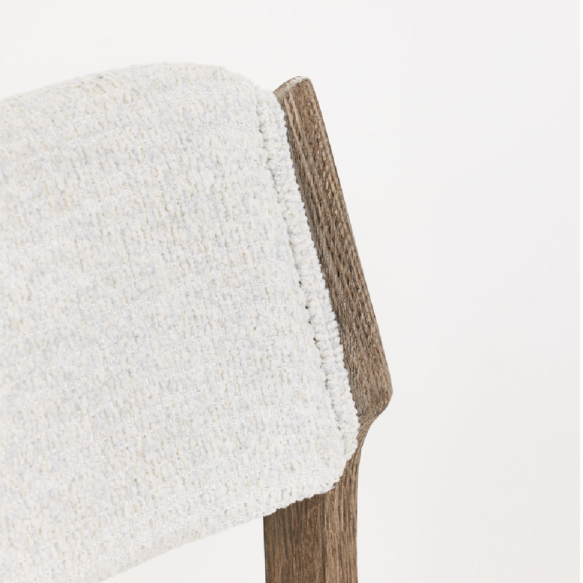 COLAMY Nordoak Modern Minimalist Dining Chair - 3