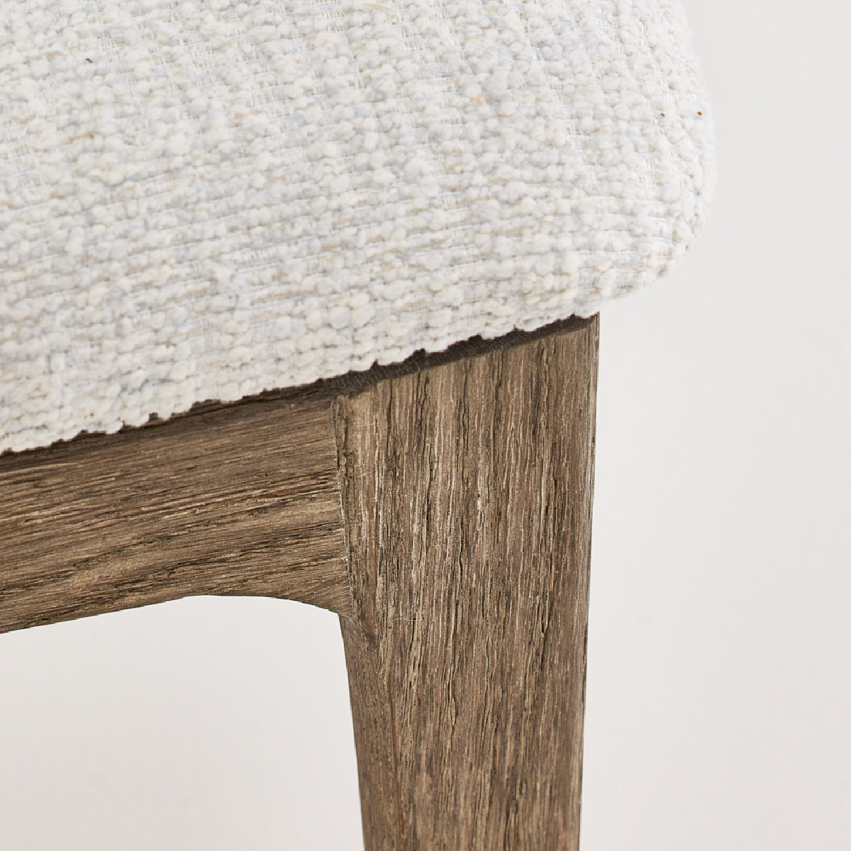 COLAMY Nordoak Modern Minimalist Dining Chair - 4