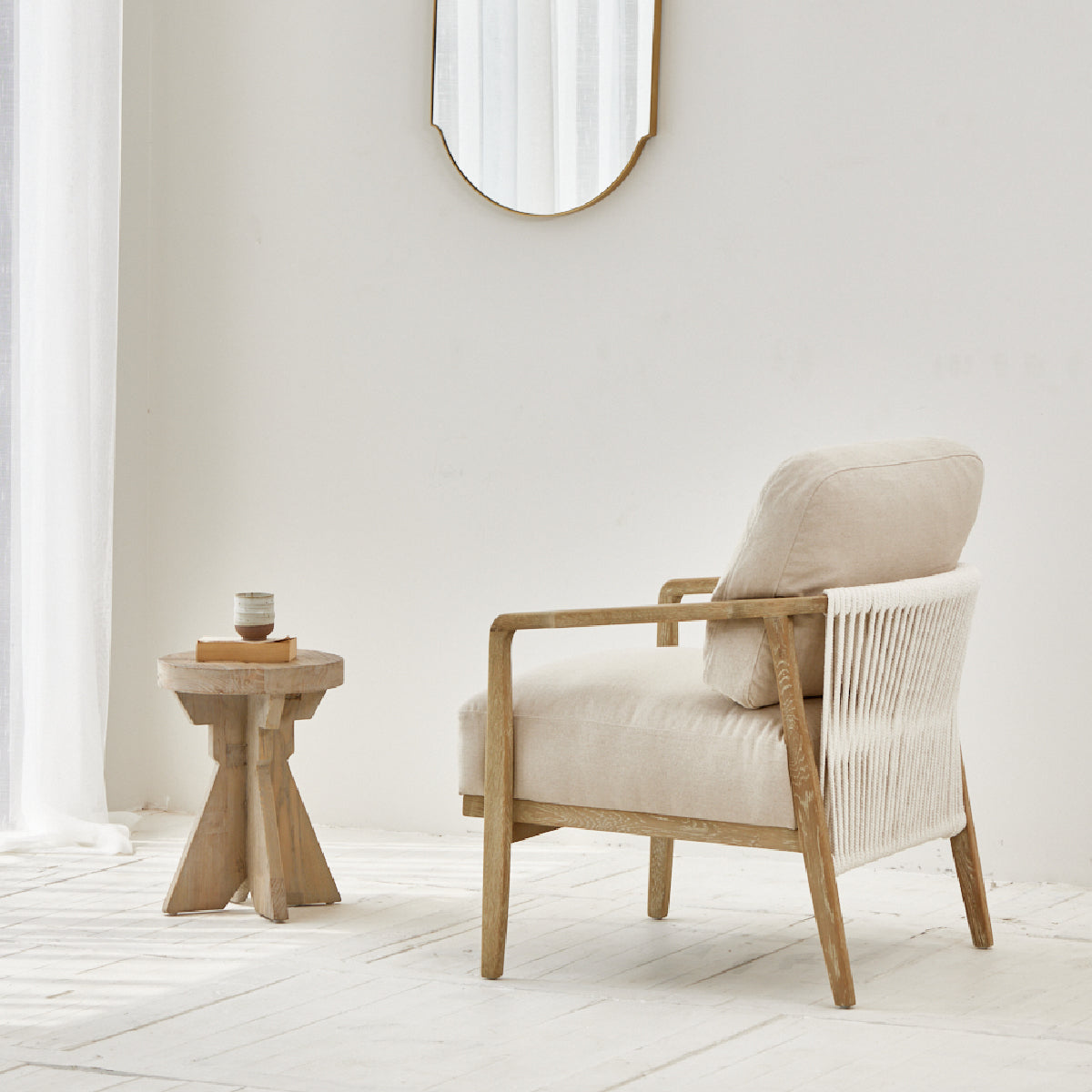 COLAMY SOLA Scandi Cozy Accent Chair - 5