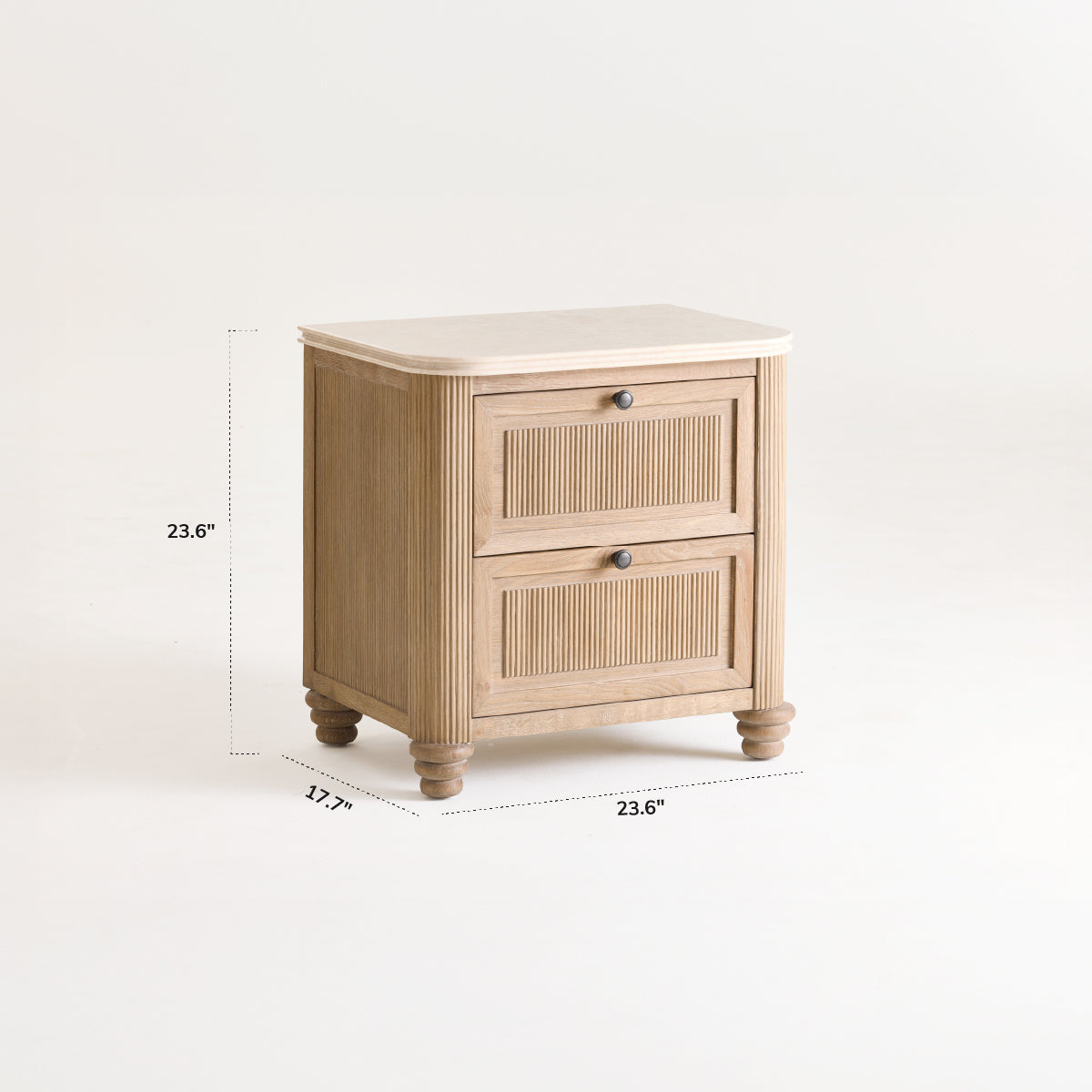 COLAMY VERA Classic Elegance Nightstand - 3