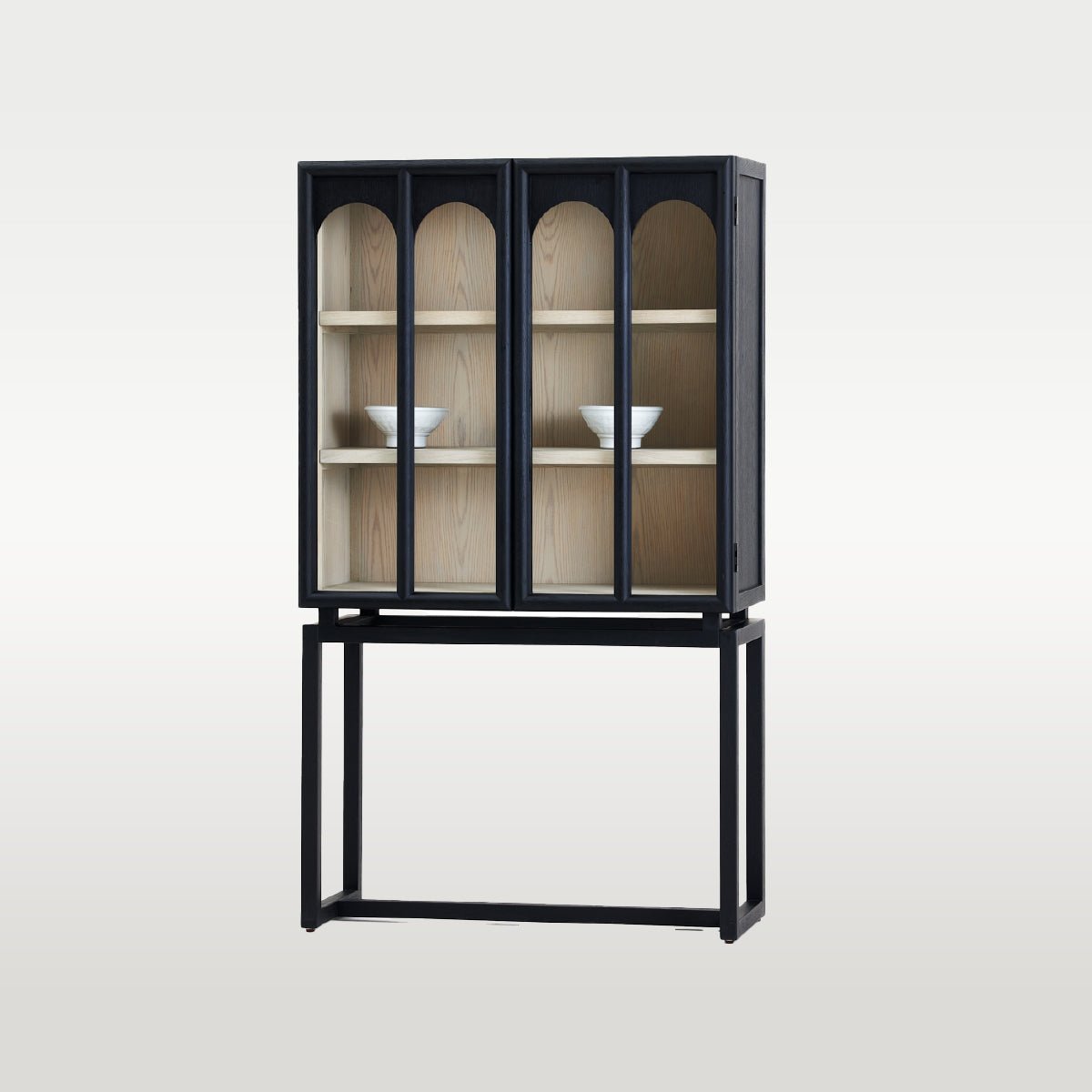COLAMY ARCANA Modern Arch Accent Cabinet - COLAMY