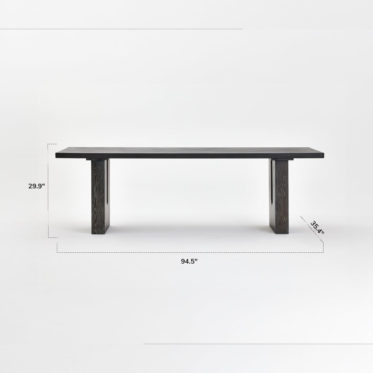 COLAMY ARCUS Modern Sculptural Dining Table - 5