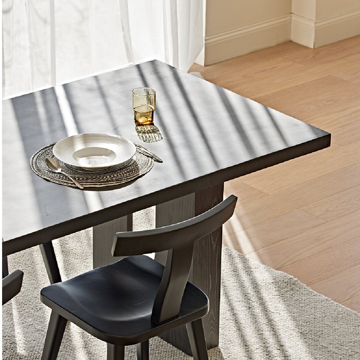 COLAMY ARCUS Modern Sculptural Dining Table - 4