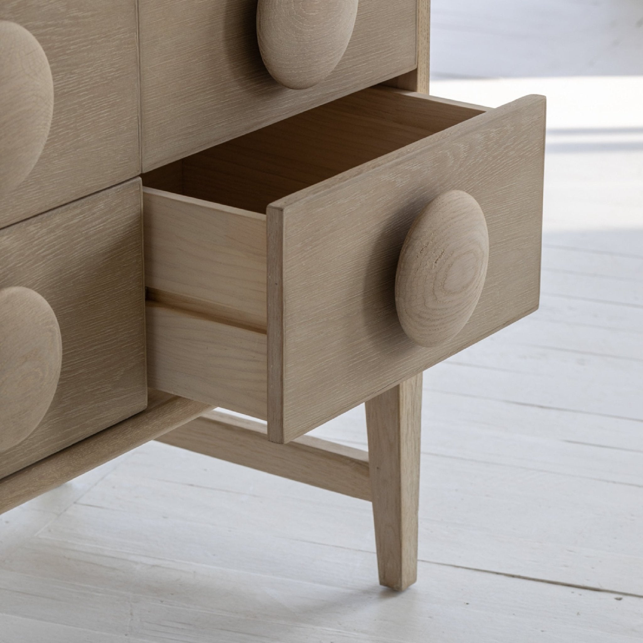 COLAMY AUREN Solid Wood Storage Cabinet - COLAMY