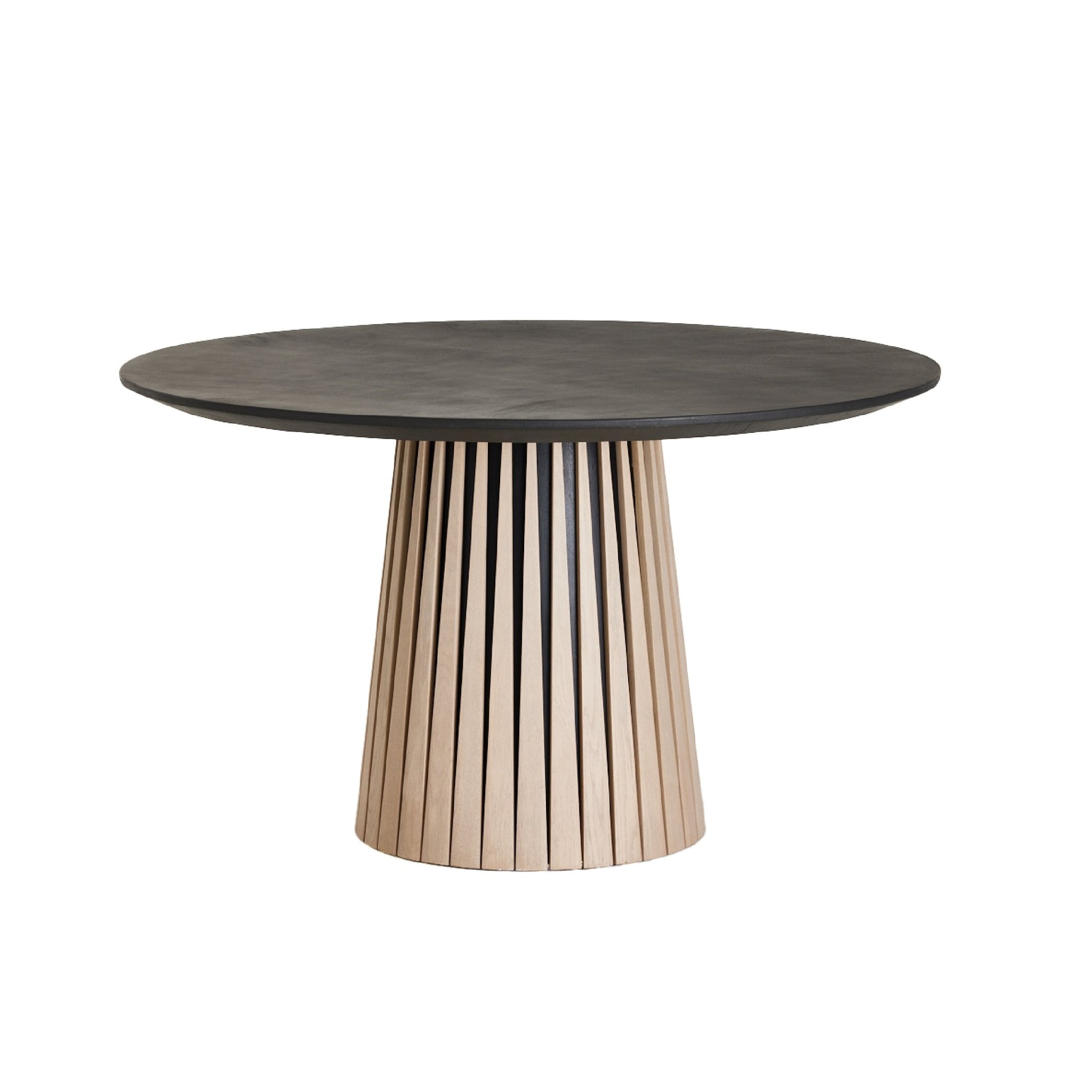 COLAMY AXION Architectural Round Dining Table - COLAMY