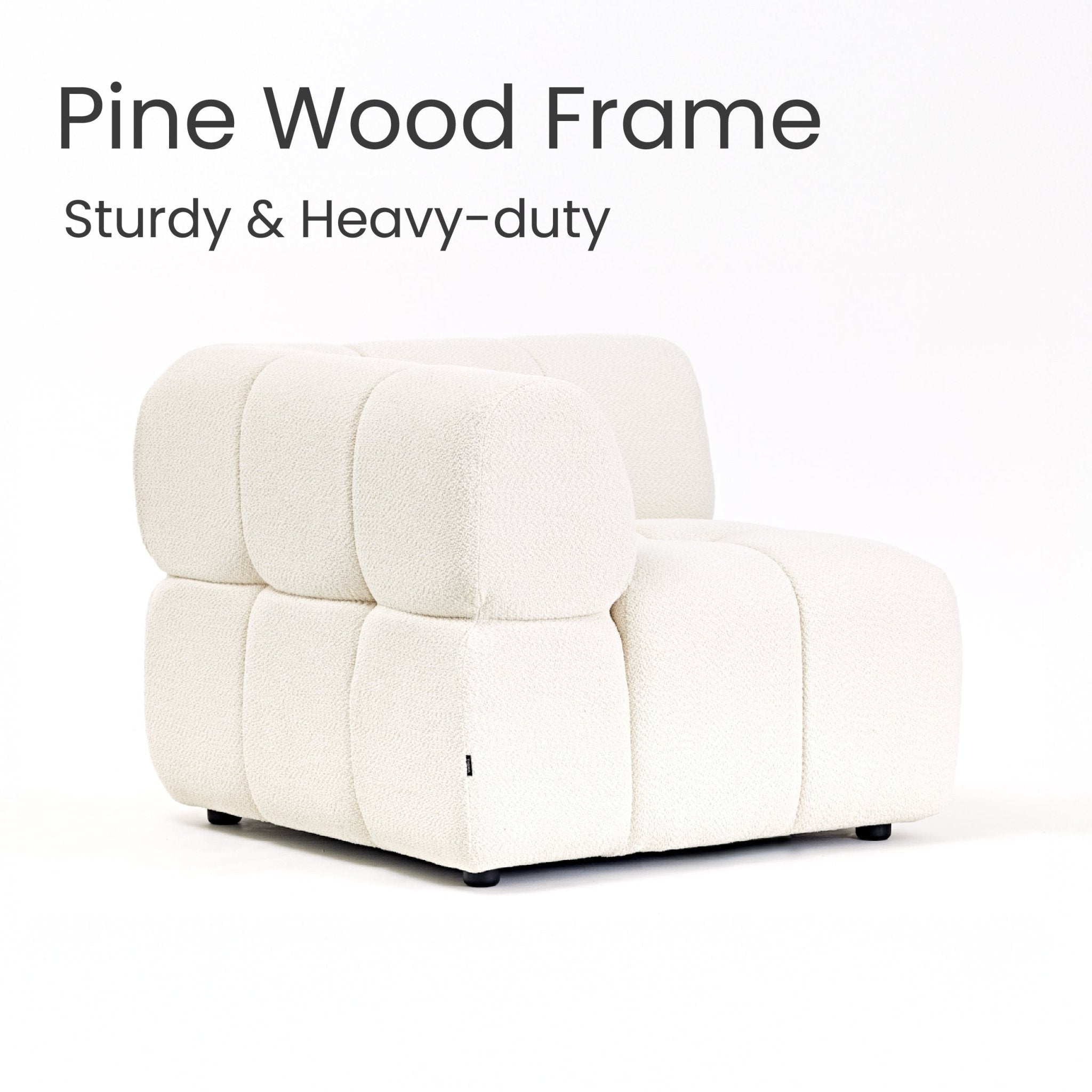 COLAMY BLOCK Cloud Sectional Sofa