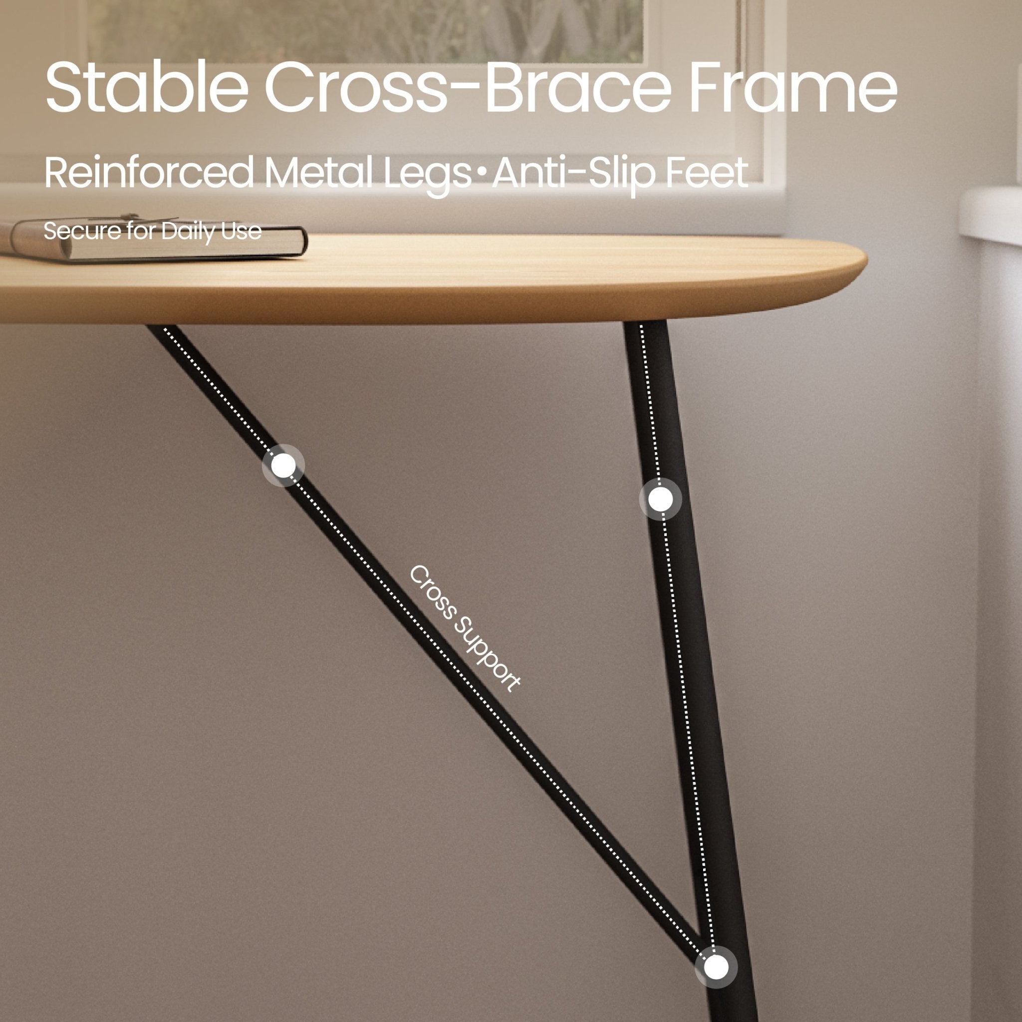 COLAMY ELARA Modern Dining Table - COLAMY