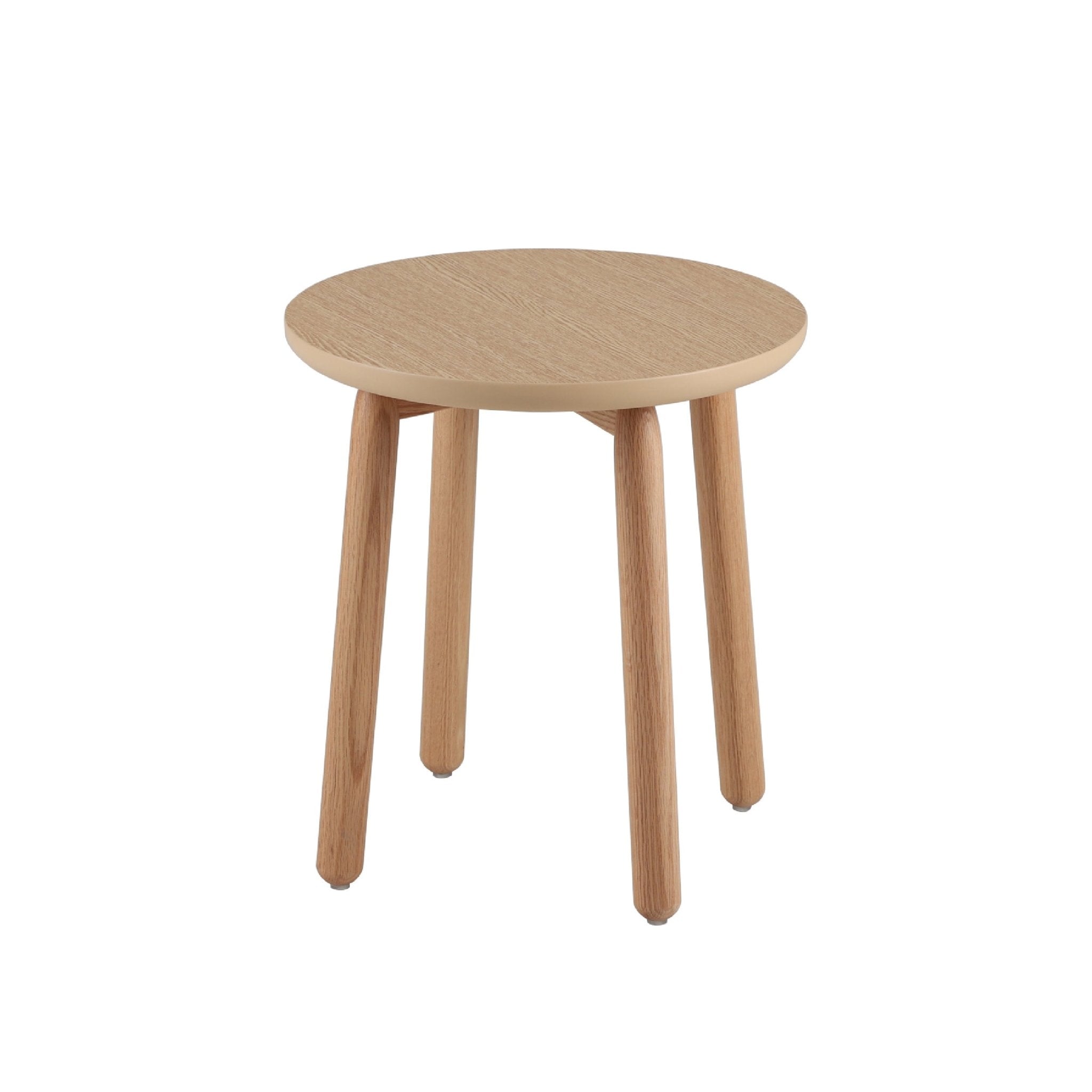COLAMY LUME Modern Round Side Table - COLAMY