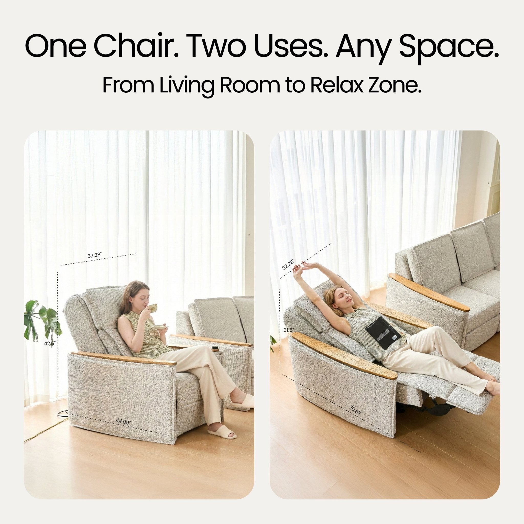 COLAMY LUMORA Electric Massage Sofa - COLAMY