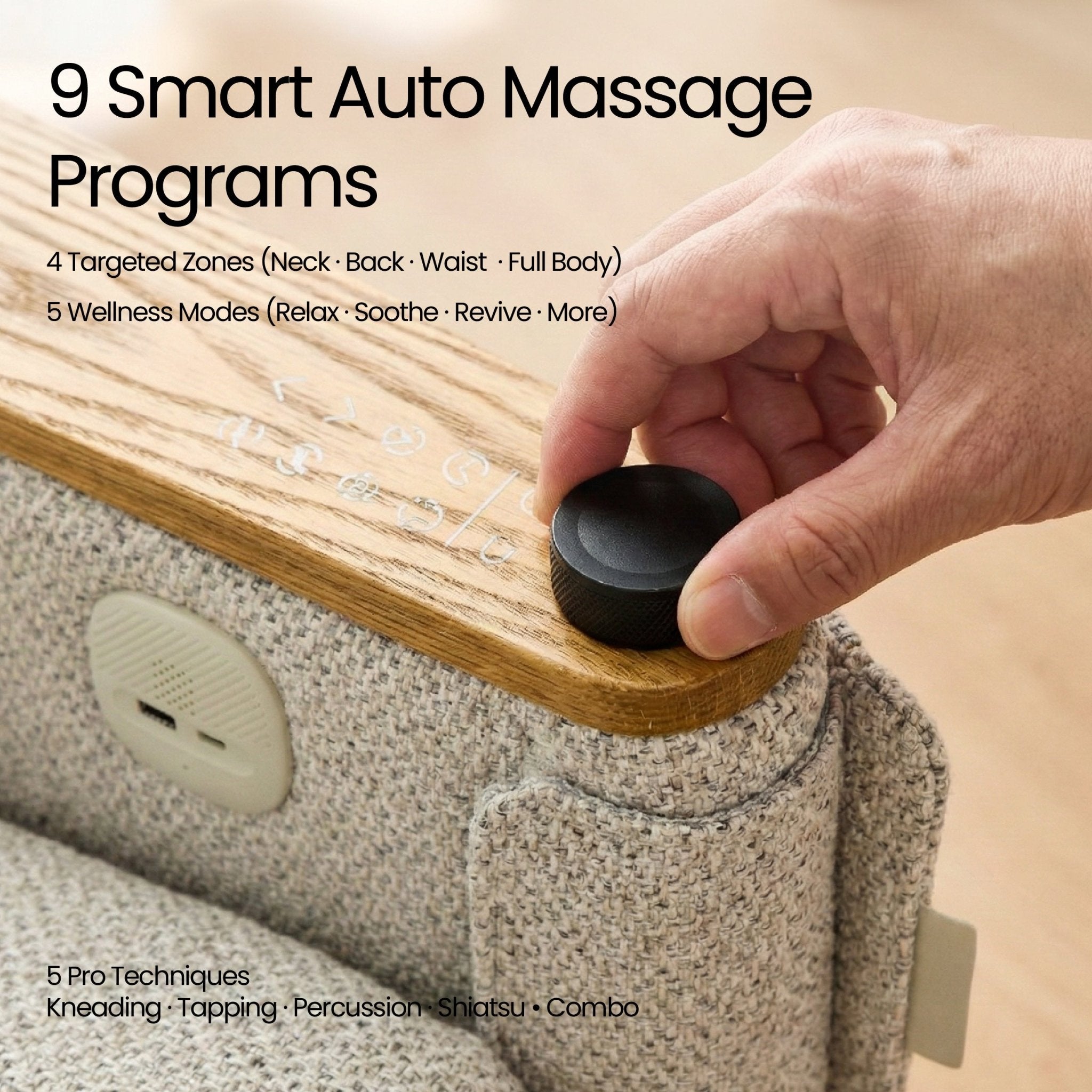 COLAMY LUMORA Electric Massage Sofa - COLAMY