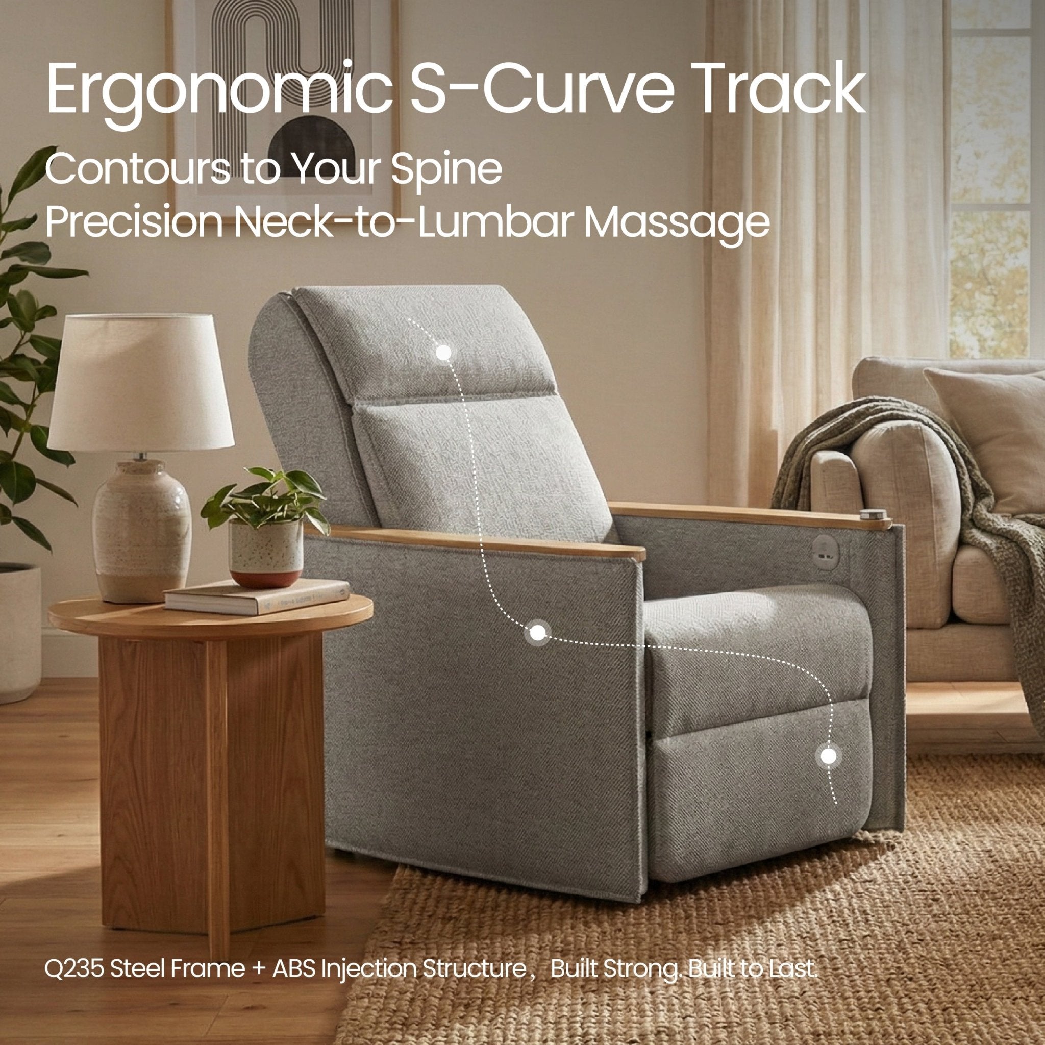 COLAMY LUMORA Electric Massage Sofa - COLAMY