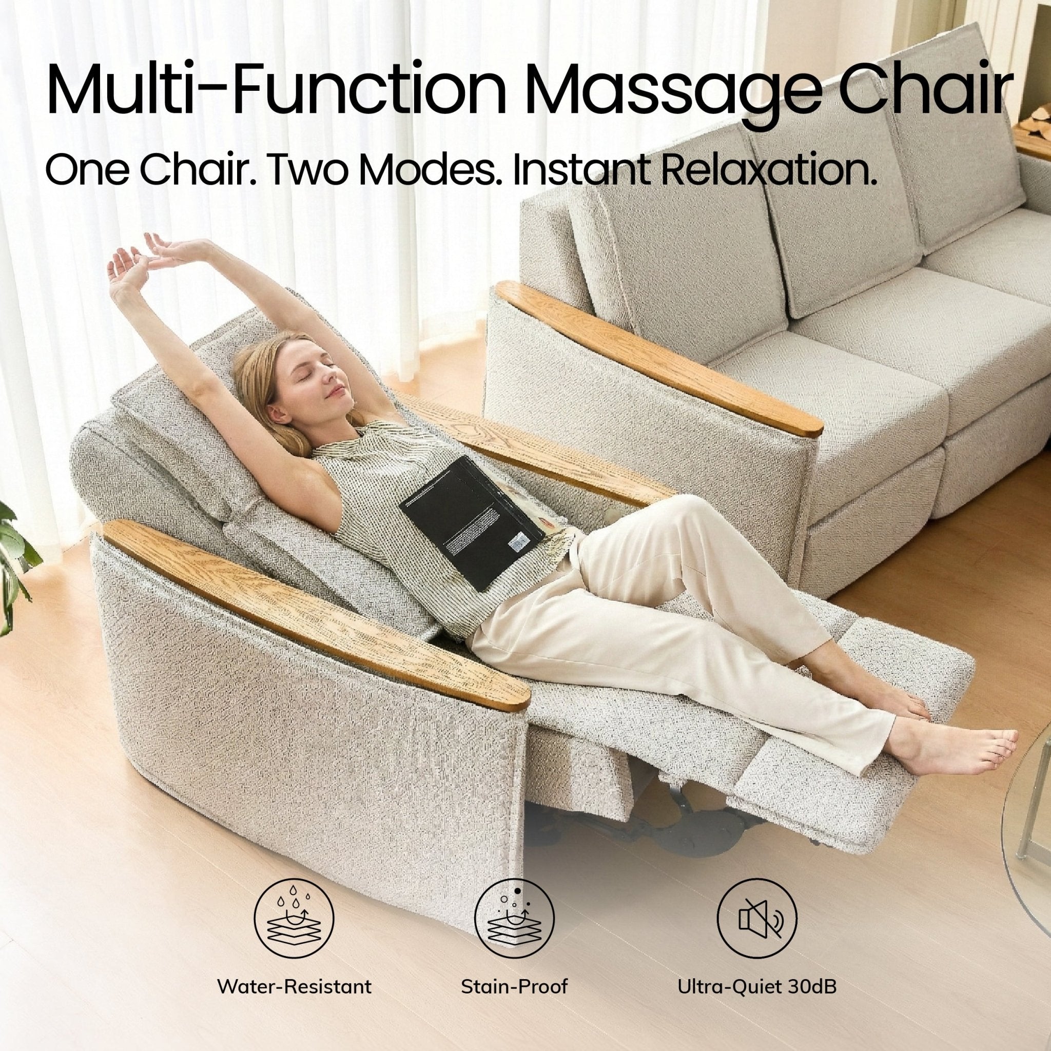 COLAMY LUMORA Electric Massage Sofa - COLAMY