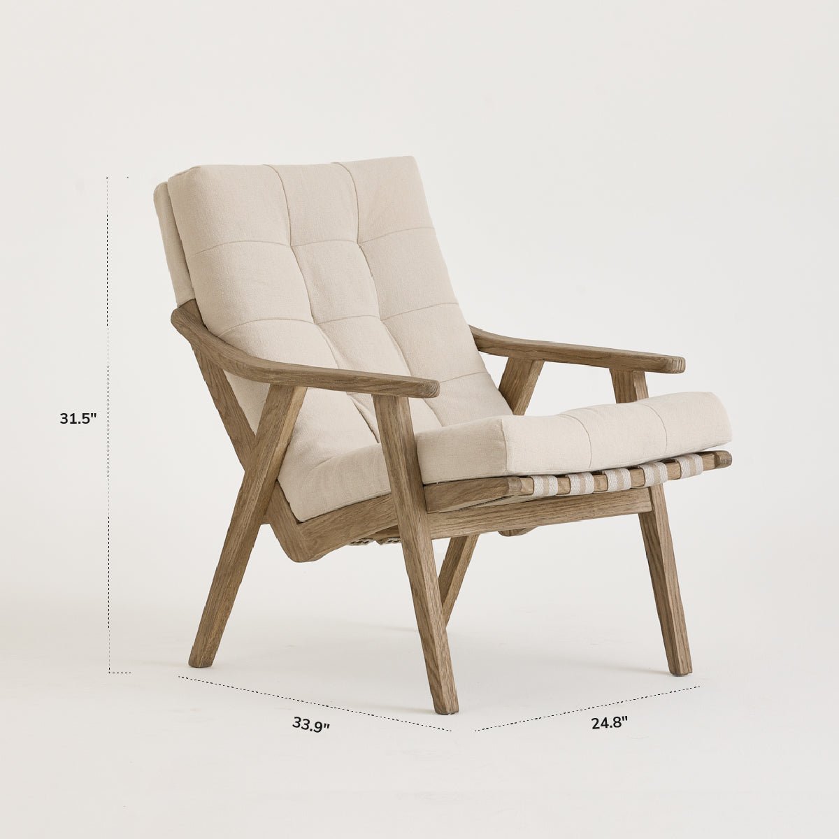 COLAMY LUNAR Scandi Cozy Recliner  Accent Chair - 7