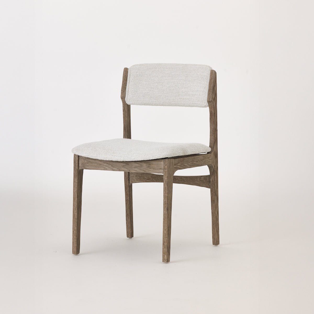 COLAMY Nordoak Modern Minimalist Dining Chair - 1