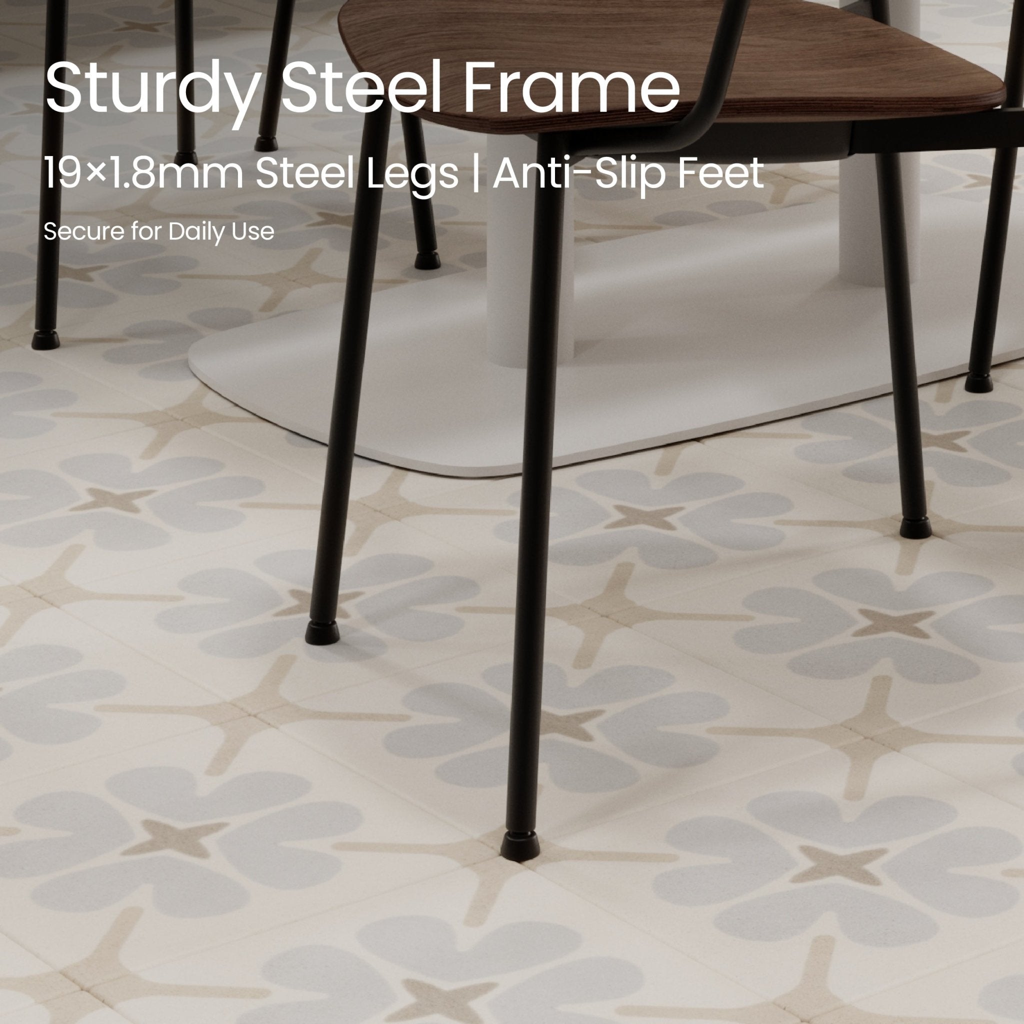 COLAMY NOREN Modern Minimalist Dining Chair - COLAMY