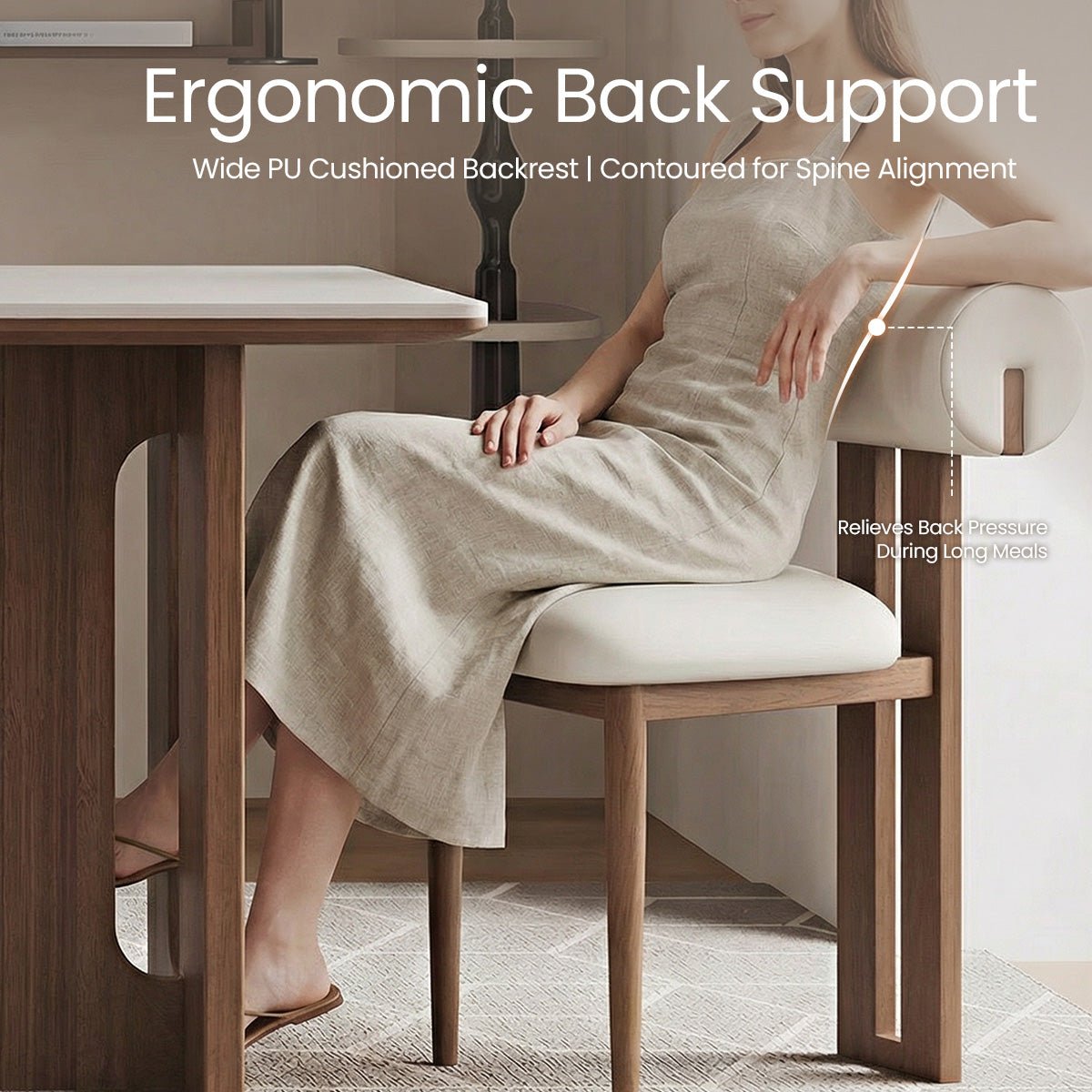 COLAMY NOVA Scandinavian Style Dining Chair - COLAMY