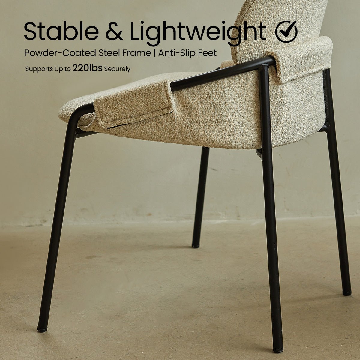 COLAMY NUVRA Modern Minimalist Style Lounge Chair - COLAMY