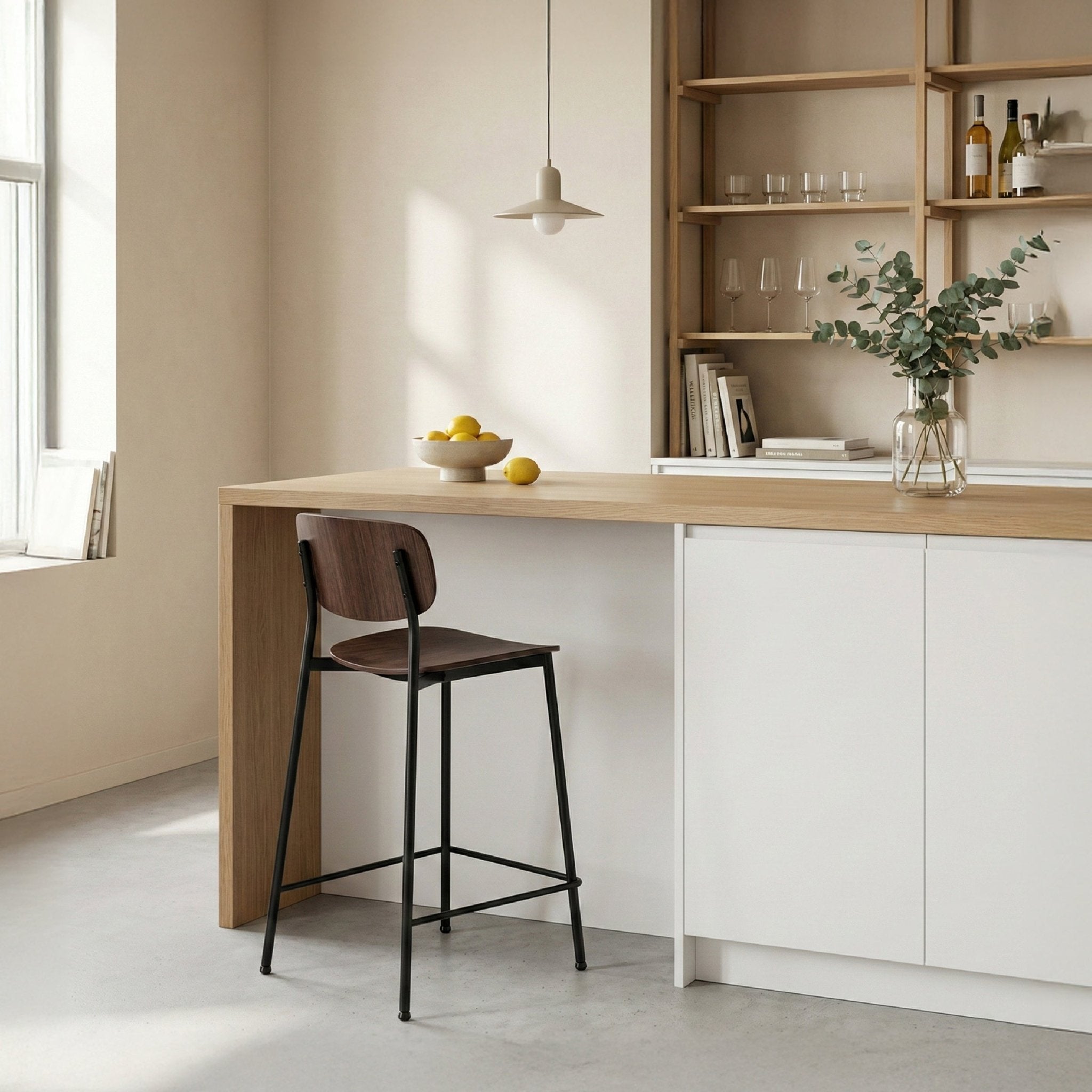 COLAMY ORINO Modern Bar Stool - COLAMY