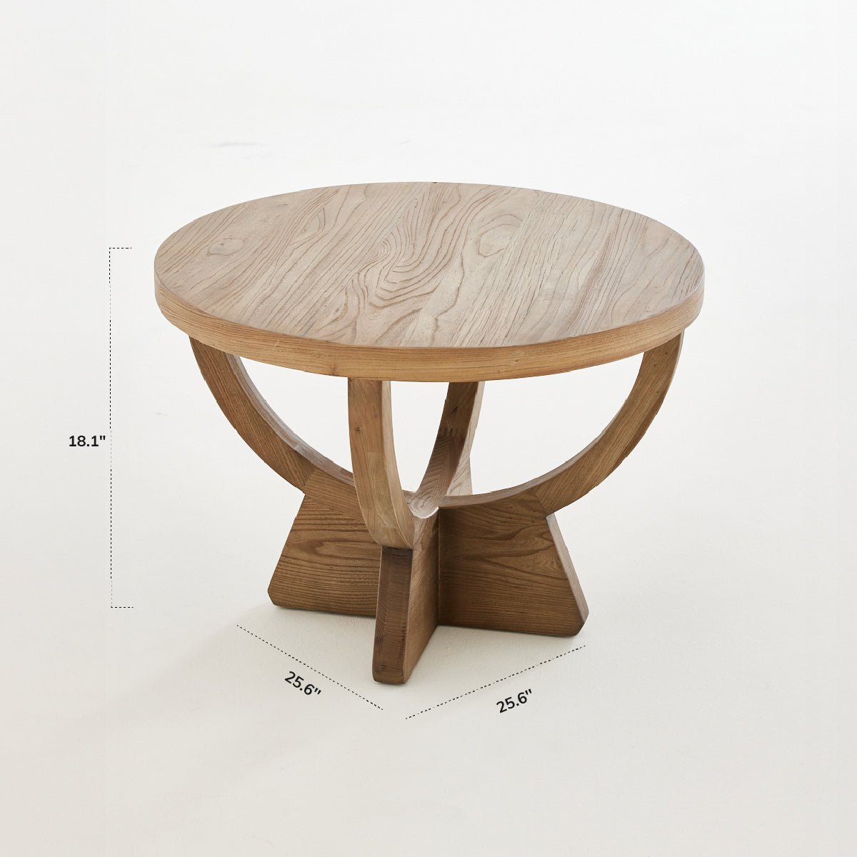 COLAMY ROKU Japandi Minimalist Side Table - 2
