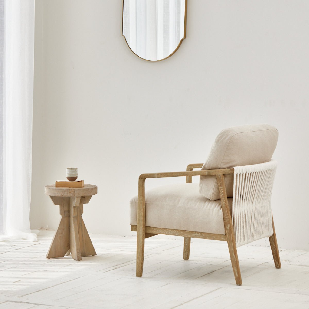 COLAMY SOLA Scandi Cozy Accent Chair - 5