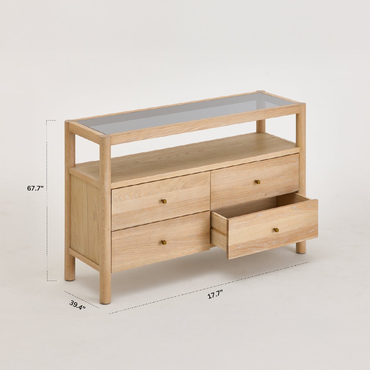 COLAMY SOLIS Scandi Minimalist Bedroom Chest - 7