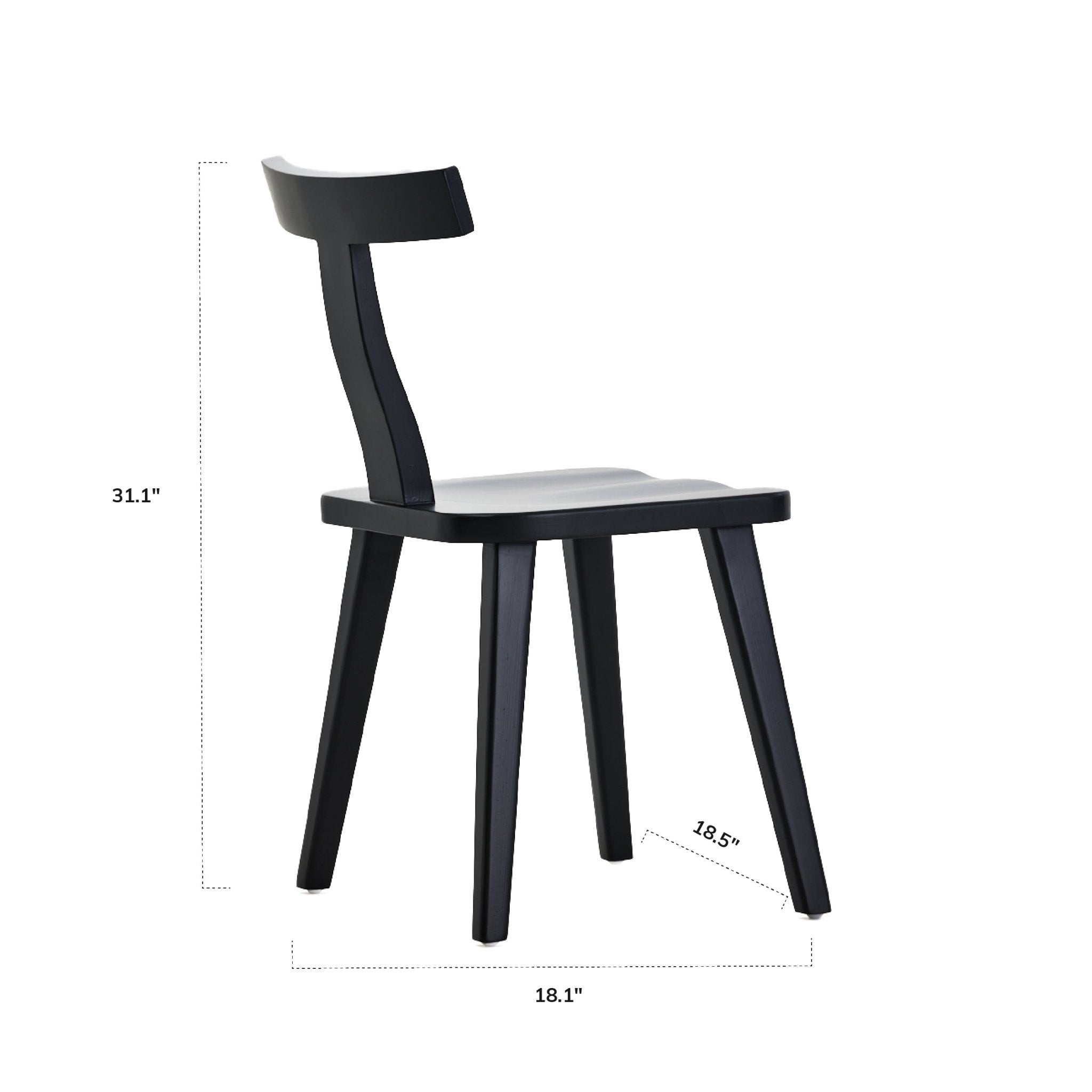 COLAMY TALEN Modern Minimalist Dining Chair - COLAMY