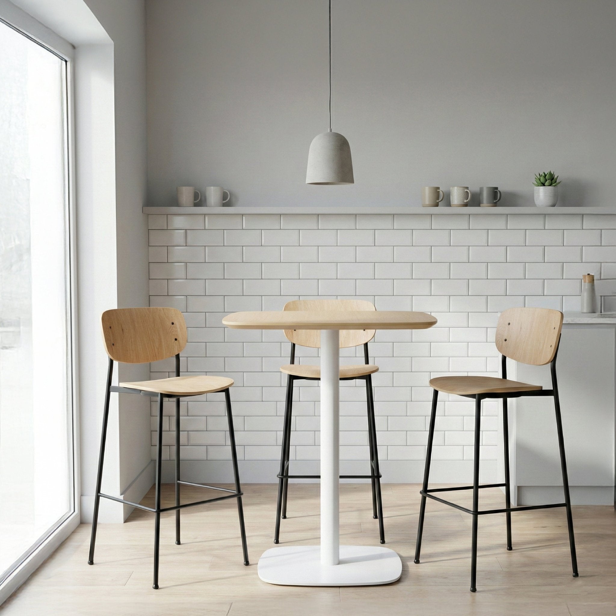 COLAMY VAREX Industrial High Bar Table - COLAMY