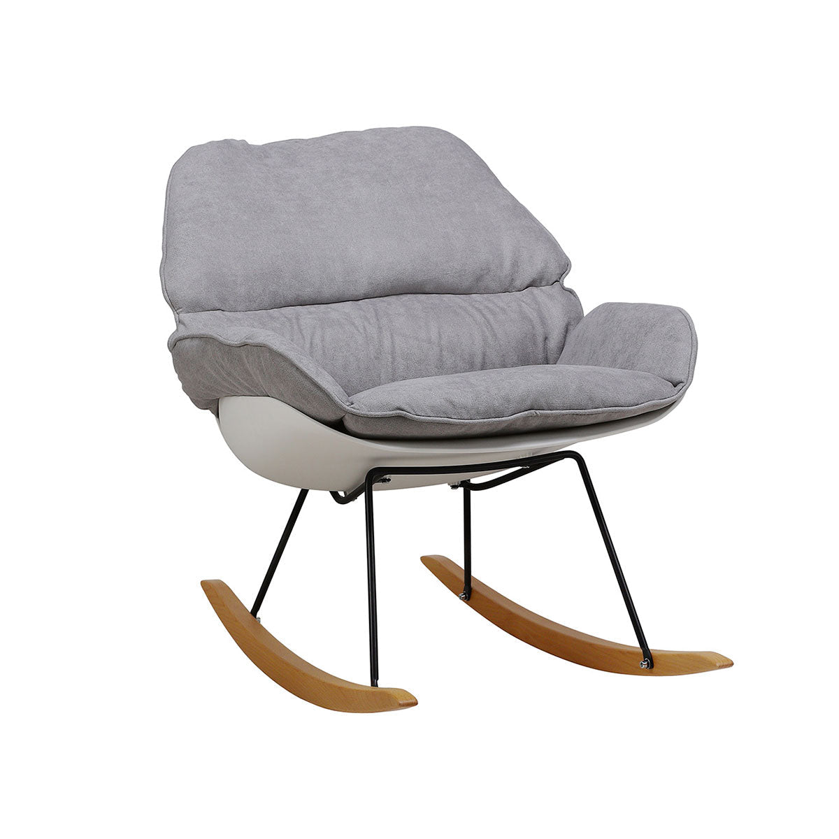 COLAMY VELAR Modern Nordic Comfort Rocking Lounge Chair - COLAMY