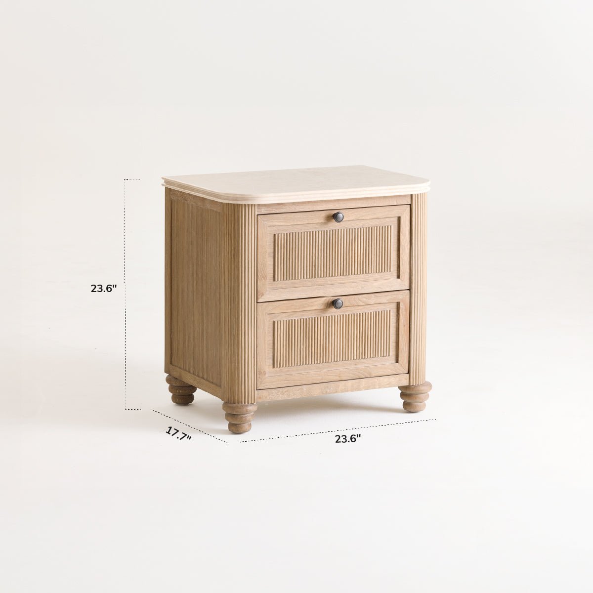 COLAMY VERA Classic Elegance Nightstand - 3