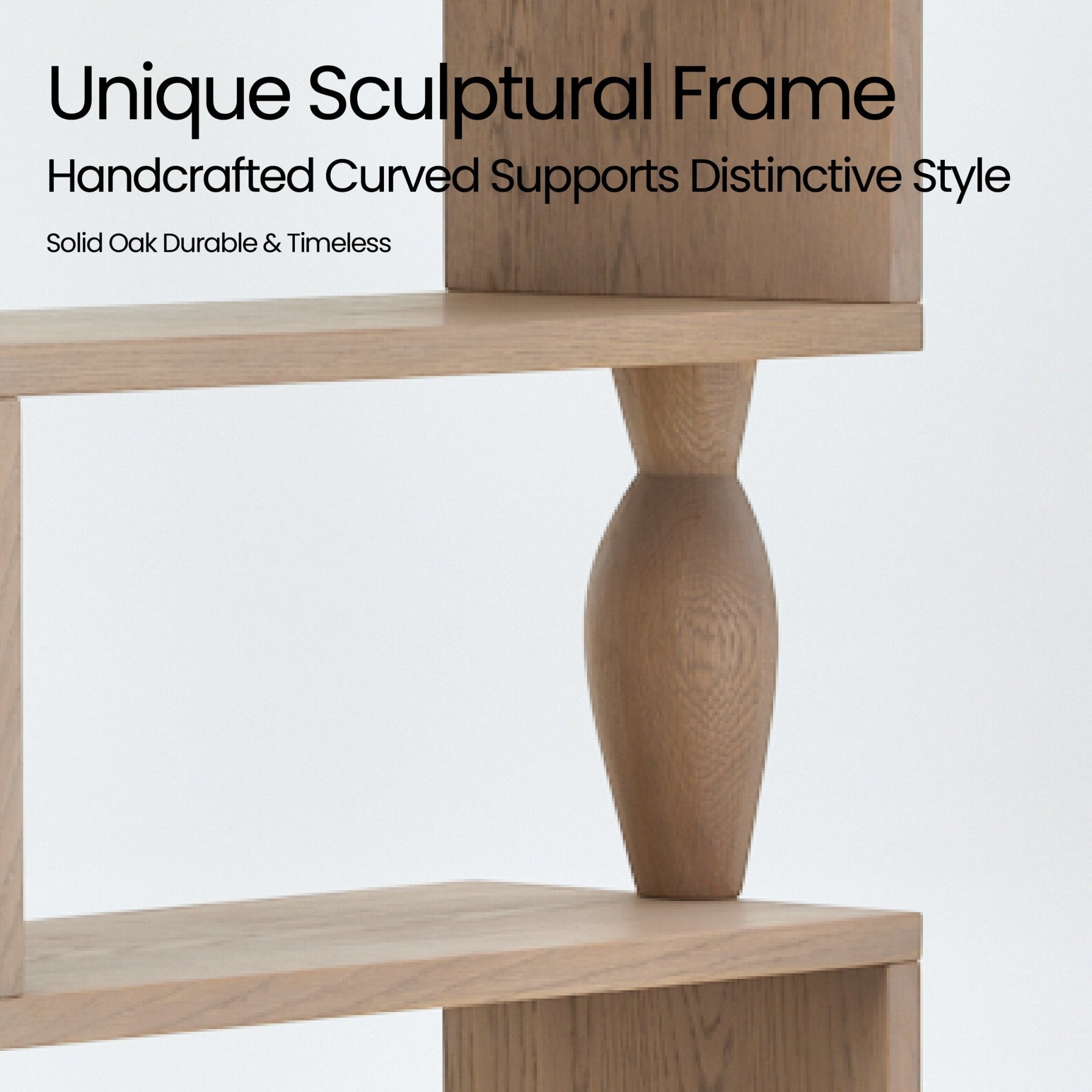 COLAMY VERTA Oak Storage Shelf - COLAMY