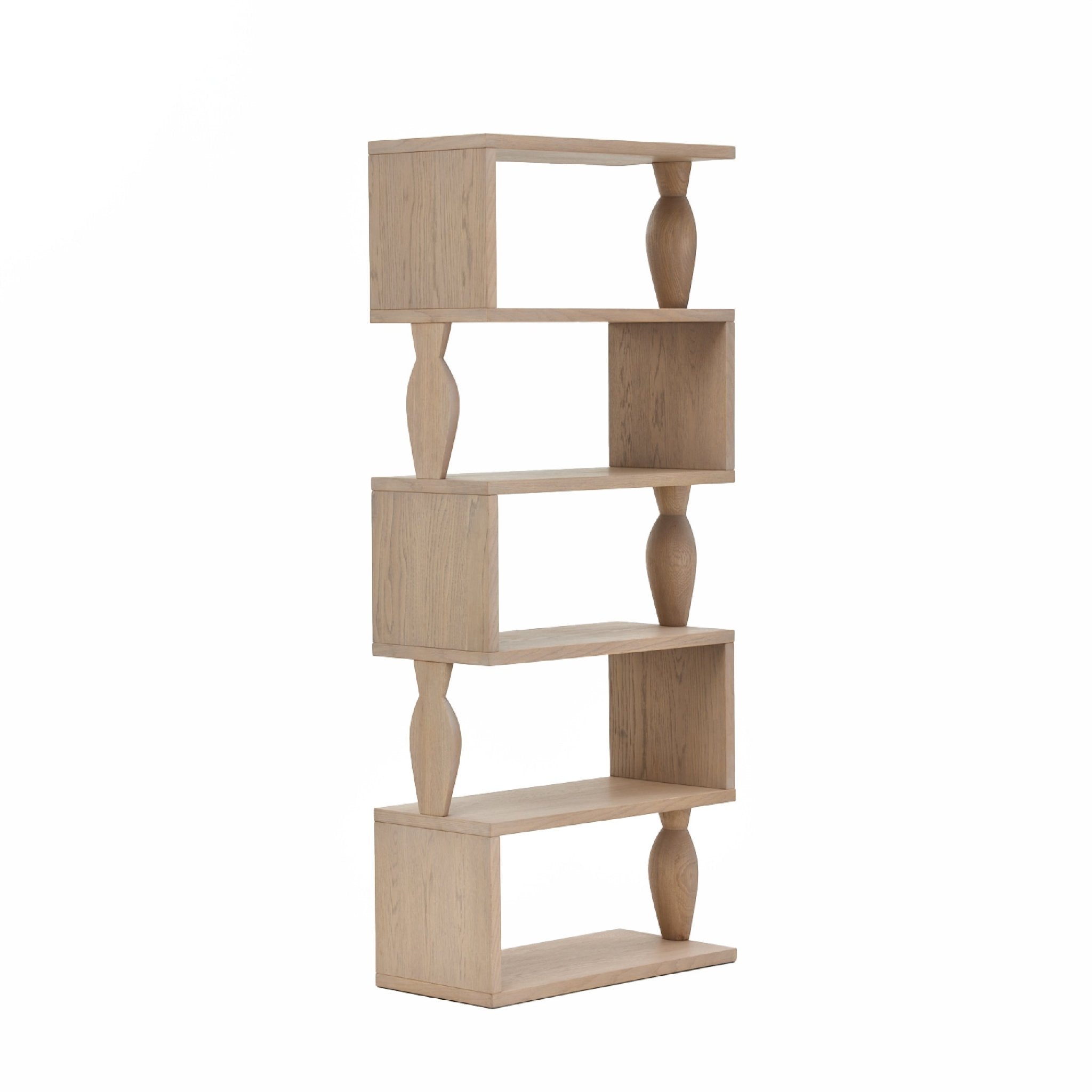 COLAMY VERTA Oak Storage Shelf - COLAMY