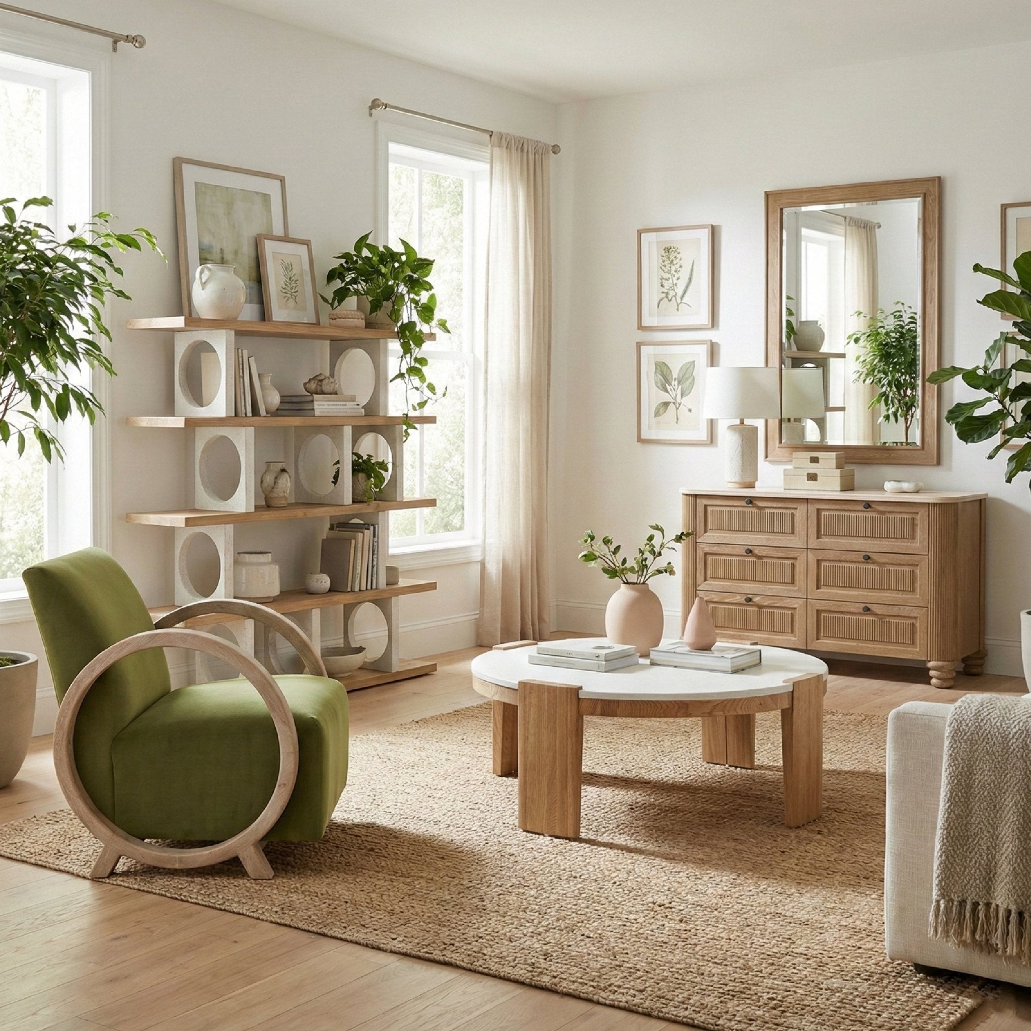 COLAMY VEYRA Velvet Accent Armchair - 2